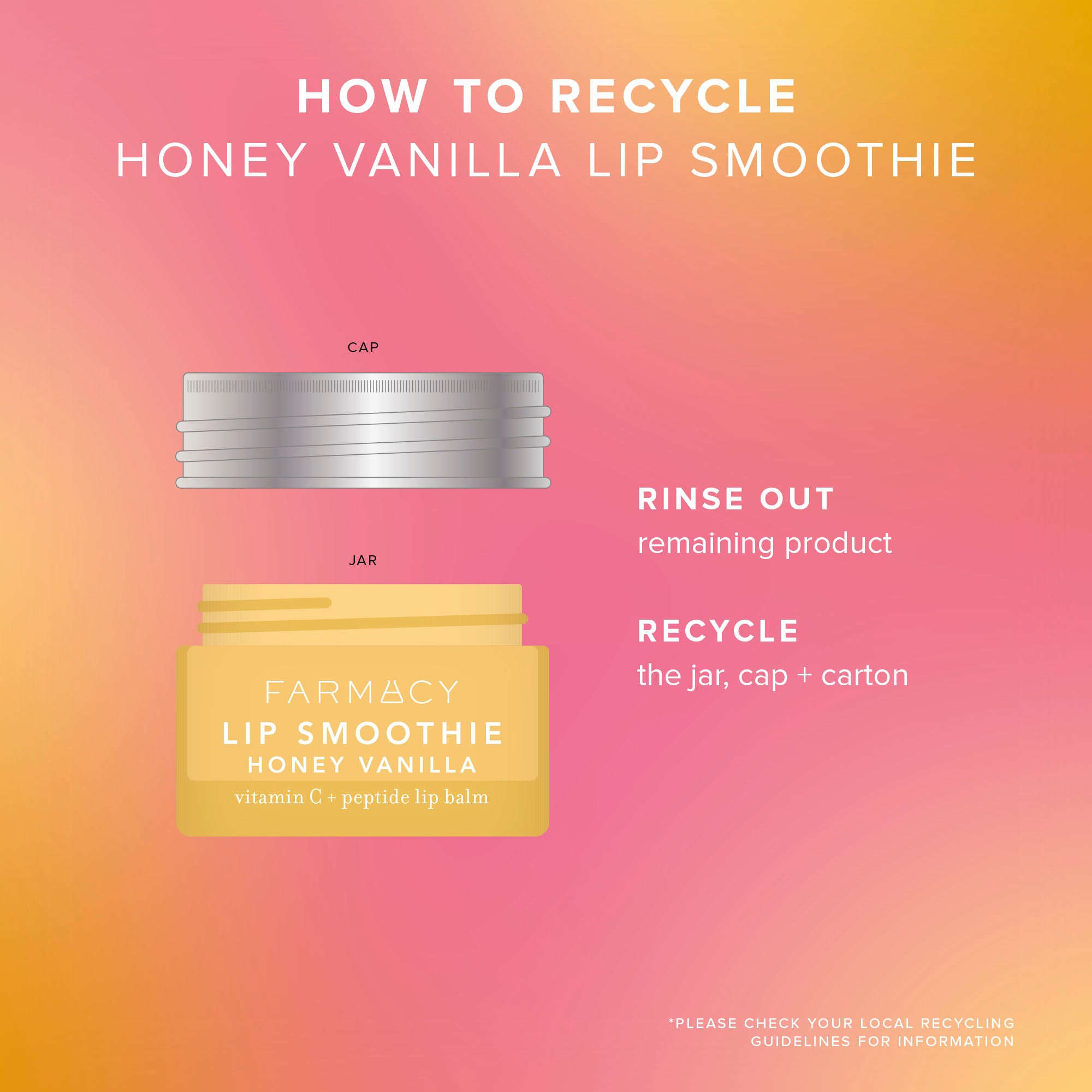 How To Recycle Honey Vanilla Lip Smoothie